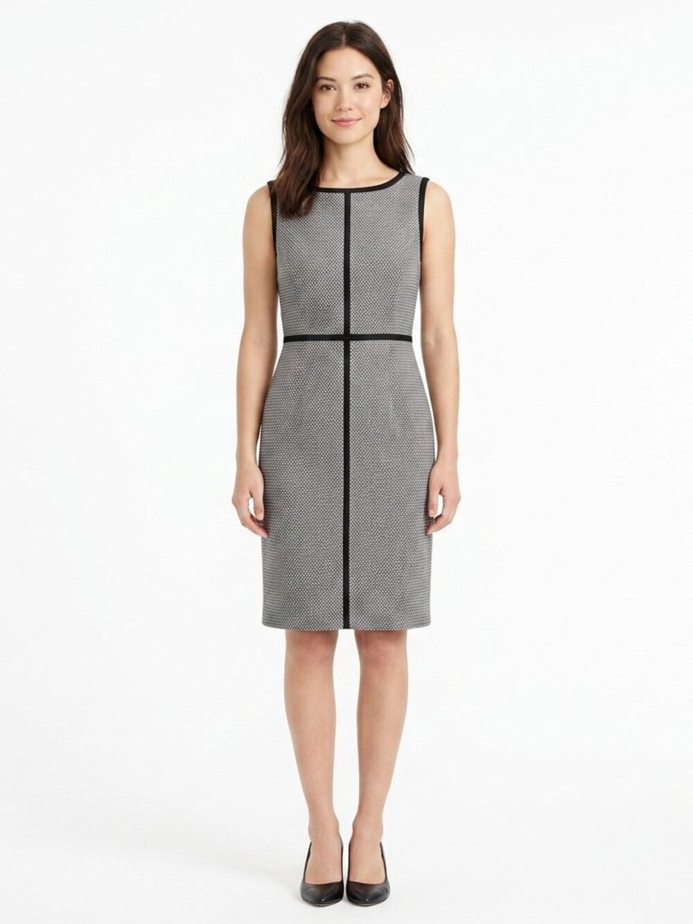 Nine & Co. Sleeveless Woven Fitted Dress- Sz. 6